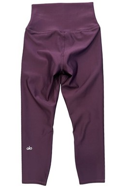 ALO Yoga Women's Burgundy Oxblood High Waist Airlift Crop Leggings