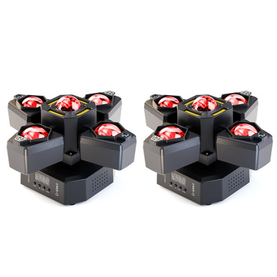 4 Arms Stage Light LED Moving Head Beam Light Bee Eye Laser DJ Disco Party Club