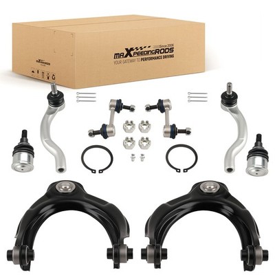 Front Upper Control Arm w/ Ball Joint Tie Rods for 2008-2012 Honda Accord K90456