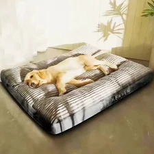Winter Warm Pet Dog Bed Corduroy Dog Sleeping Mat Soft Pet Mat for Small Medium 