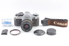 [Near MINT] CANON AE-1 Program film camera+ FD 28mm f/2.8 S.C. SLR Lens JAPAN