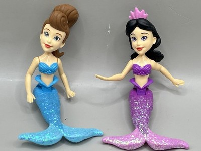 2 Disney Princess The Little Mermaid Ariel s Sisters Doll Figures 3.5 