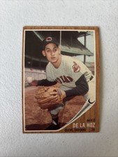 1962 Topps Baseball Mike De La Hoz, Cleveland Indians #123