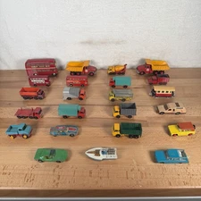 Lesney, Corgi & Matchbox Diecast Cars Lot Of 23 Vintage Assorted - 60s, 70s, 80s