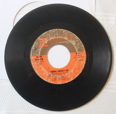 Dean Martin    Think About Me  /  Lay Some Happiness on Me    45 RPM   Reprise