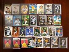 MLB Athletics 30 Insert and Rookie Card Lot