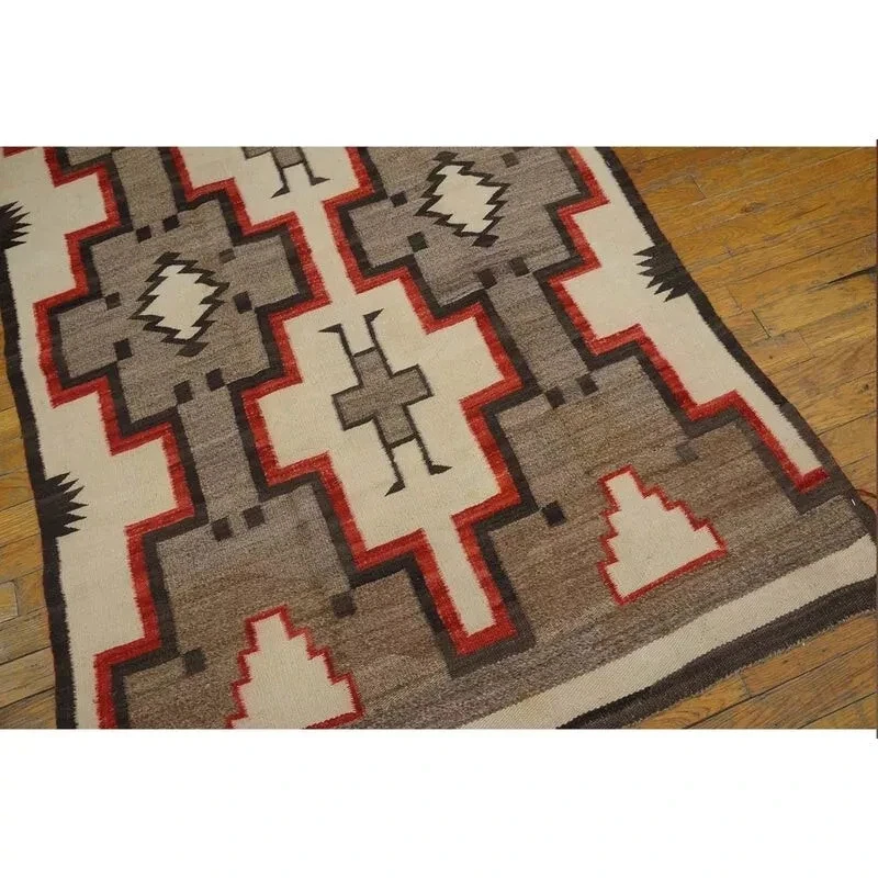 Alfombra navajo suroeste de 6x9 pies tejida a mano estilo nativo americano tribal 100 % lana alfombra Foto 2 de 4