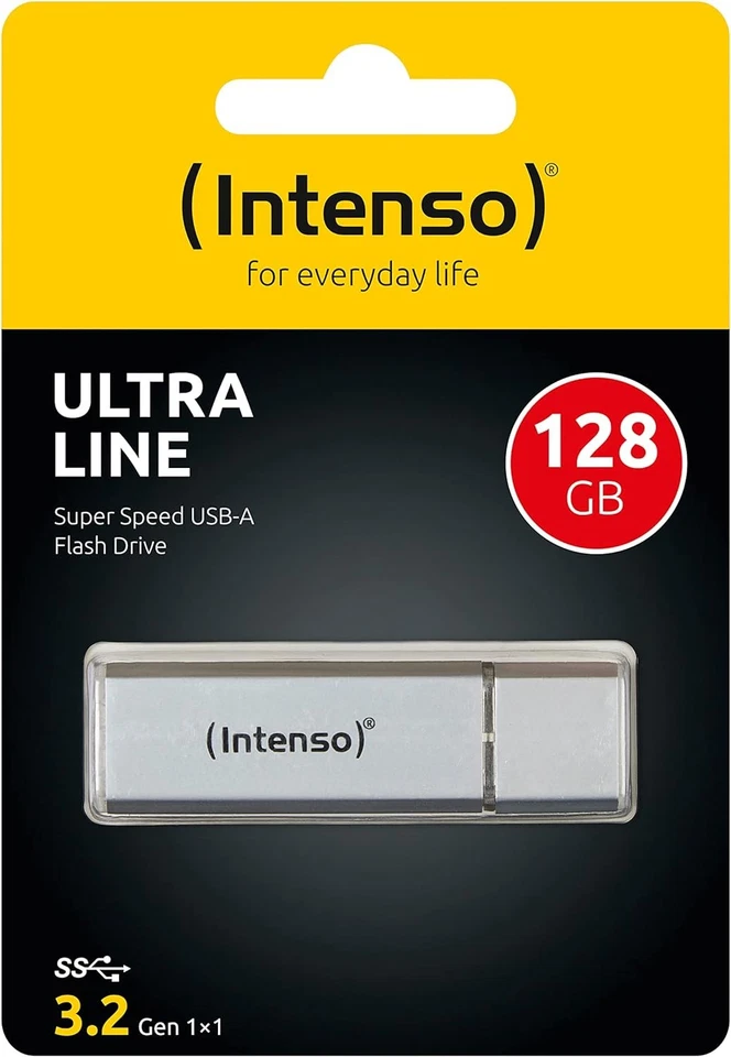 Intenso Ultra Line 128 GB - USB 3.0 Silver - Image 2 of 4