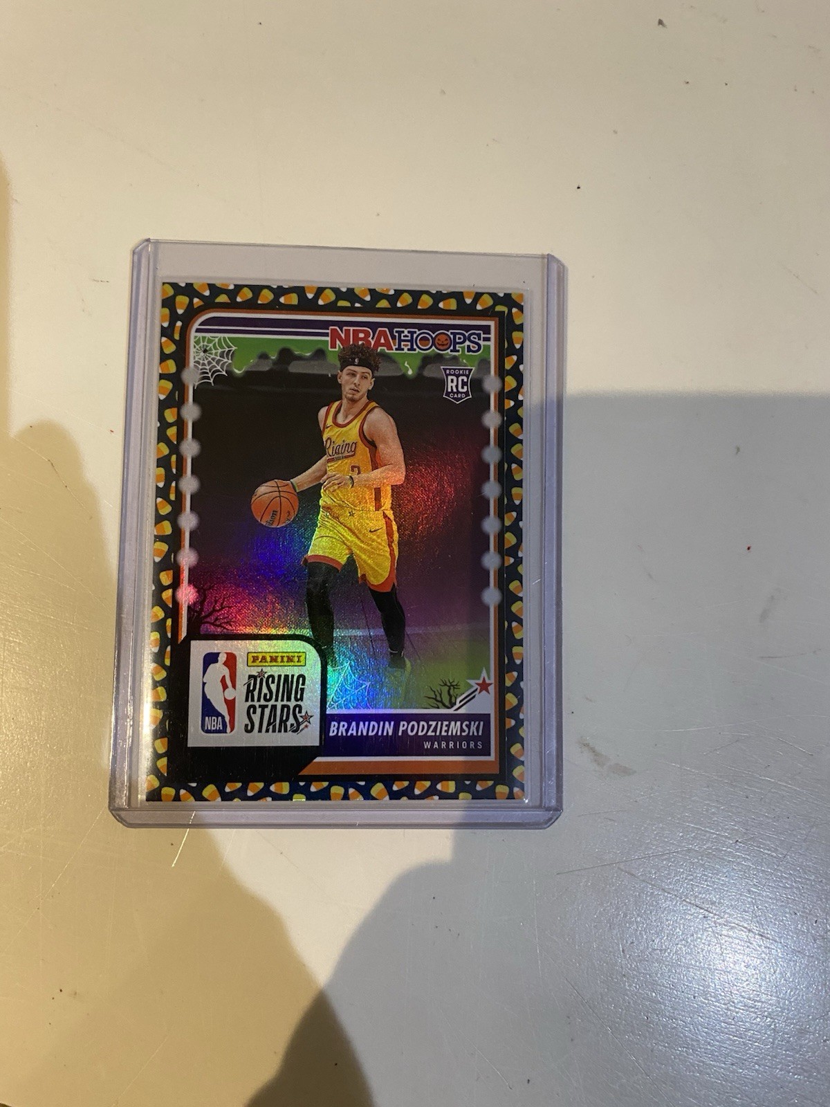 2023-24 Panini Haunted Hoops - Brandin Podziemski #15 Holo Candy (RC)