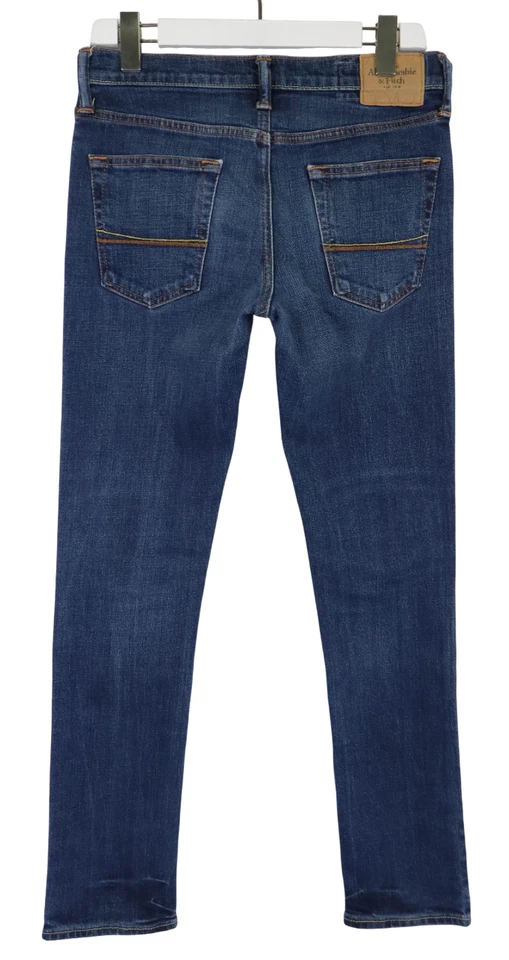 ABERCROMBIE & FITCH Jeans Men's W30/L30 Slim Fit Stretch Button Fly Faded - Image 2 of 4