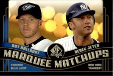 2008 SP Authentic #MM-41 Roy Halladay / Derek Jeter Marquee Matchups