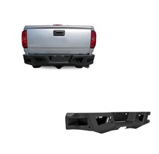 Black Horse Armour Heavy Duty Rear Bumper Matte Bk Fit 15-22 Chevrolet Colorado