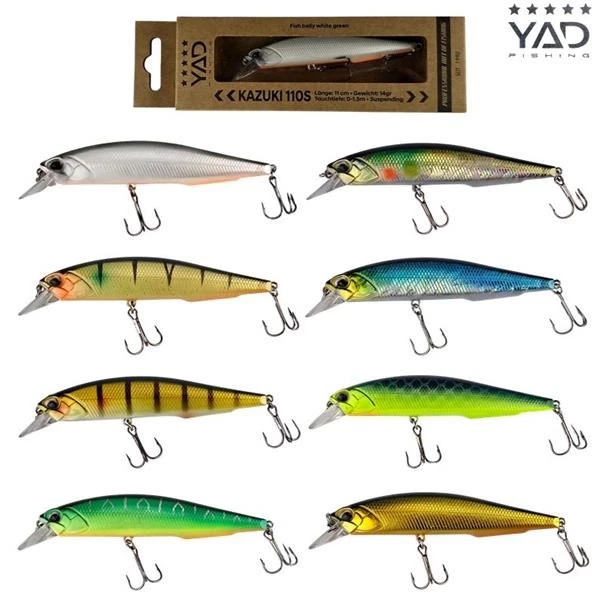 YAD Kazuki 110S Wobbler Köder Rassel schwimmend 11cm 14g 1,5m NEU 2025
