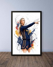 Sophie Cunningham Basketball Poster Art Print Picture Wall Art Print Indiana Fever
