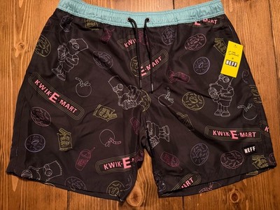 Neff Bart Simpson Swim Trunks Board Shorts - Men s XL