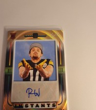 Topps Football Autographed Buffalo Bills Sports Trading Card Topps Football Autographed Buffalo Bills Sports Trading Card