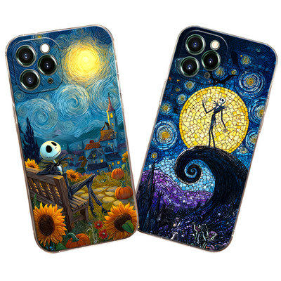 Für iPhone 17 16 15 14 13 Pro Max Plus Mini E Hülle Nightmare Before Christmas