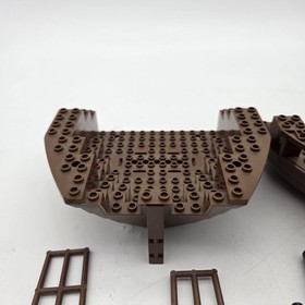 Lego Brown White Boat Hull Lot Pirates Barracuda 4011 6285 10040 6274 Parts