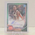 2025-26 Bowman Chrome RON HOLLAND II  Green Reptilian Auto /99 Pistons