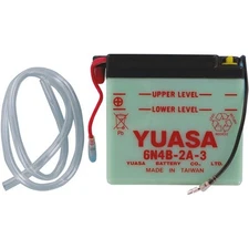 Yuasa - YUAM26B43 - Conventional 6V Battery, 6N4B-2A-3