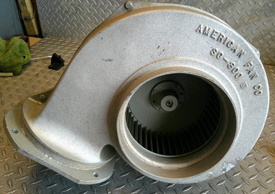 *NEW* AMERICAN FAN CO. SC-800 MODEL 124200, w/ WEG MOTOR 7518OS1BD56OFL, 3/4 HP