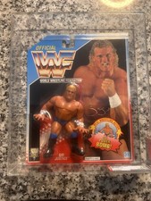 WWF 1993 HASBRO SERIS 5–SID JUSTICE Action Figure / AFA GRADED 75+ EX+/NM