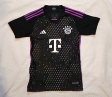 Bayern Munich 2023/2024 Away Jersey Black adidas Sz. Small Kane #9