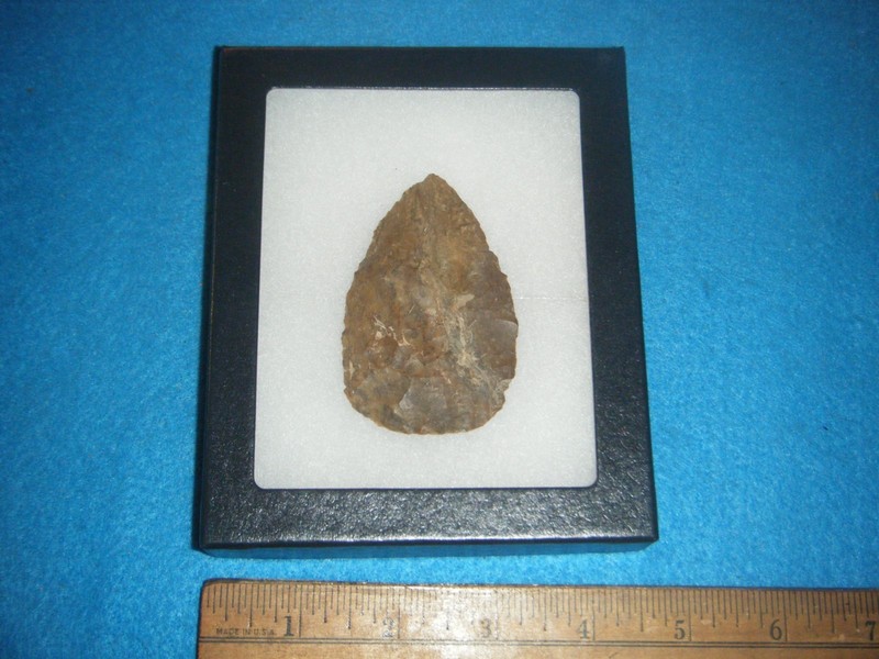 3  in.   INDIAN ARTIFACT   NORTH BLADE/TEAR DROP  FROM OHIO