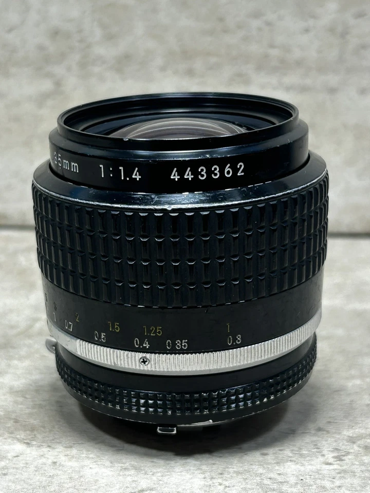 Nikkor 35 мм F-1.4 AI объектив 443362 Nikon винтажный 70-80-х KEH камеры чехол детали только - Изображение 2 из 4