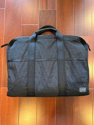 #ad PORTER Black Briefcase Business Laptop Bag for Men Used JAPAN $292.59