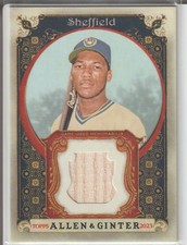 2023 TOPPS ALLEN & GINTER *GARY SHEFFIELD GU BAT