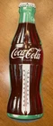 Coca Cola Bottle Thermometer Vintage New Working Taylor 859 metal 16.5 "