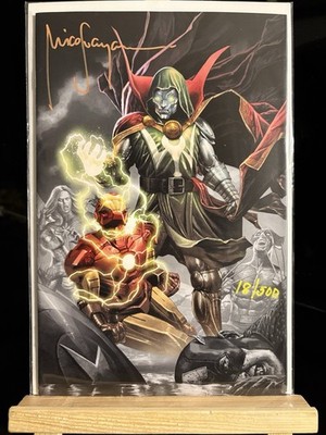 DOOM'S DIVISION #1 Signed MICO SUAYAN Color Splash EXCLUSIVE Ltd 500 W/2 COA S