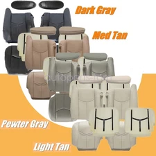 For GMC Sierra Chevy Avalanche 03-06 Driver & Passenger Seat Cover & Foam 8PCS