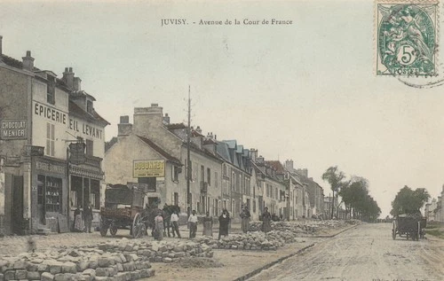 91 postcard Juvisy - Avenue de la Cour de France