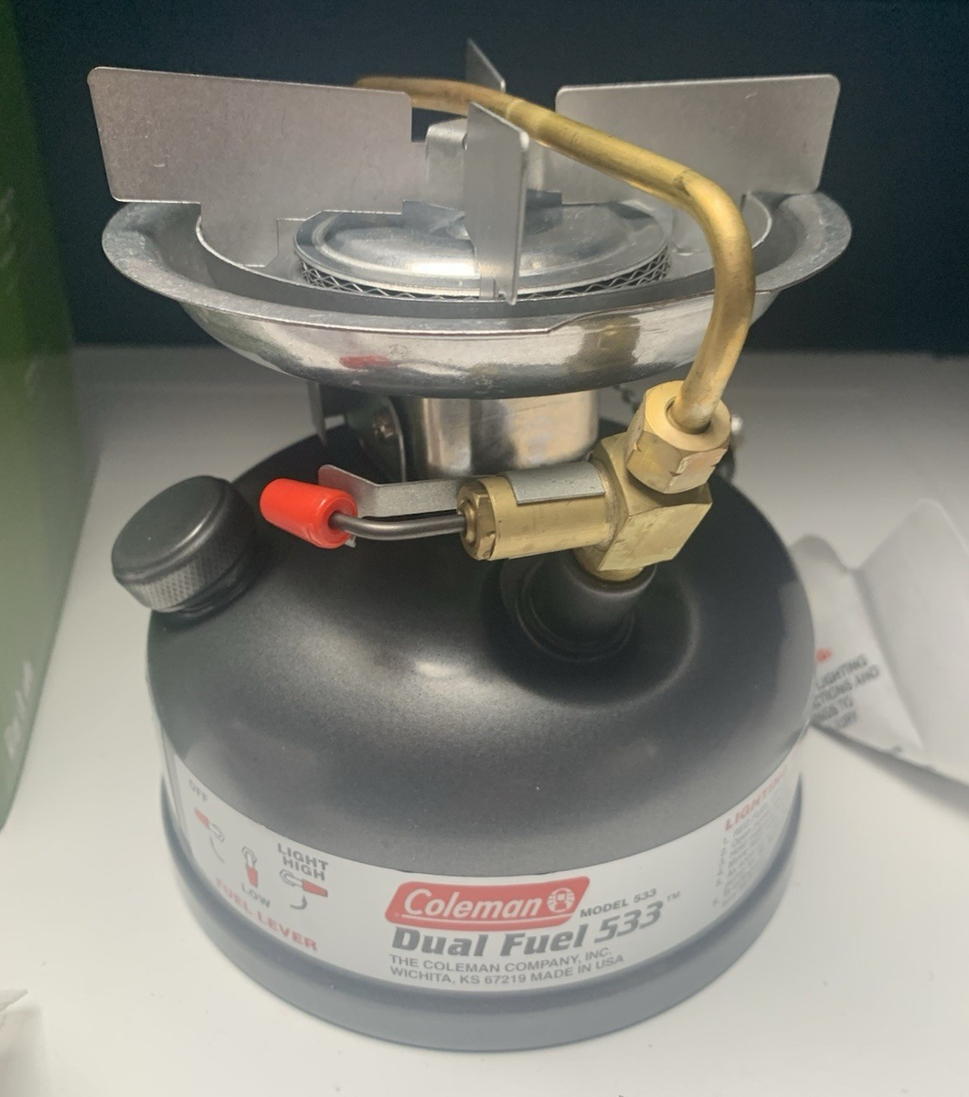 COLEMAN Dual Fuel 533 CAMP STOVE - 1 burner - with filtering
