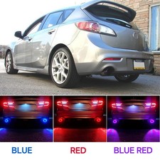 For Mazdaspeed 3 2010-2014 Carbon 2.5 In 3.5 Out Tailpipe Exhaust Tip Wled