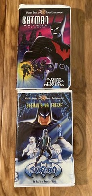 Lot Of 2 VHS Movies Batman & Mr. Freeze: SubZero & Batman Beyond (VHS, 1998)