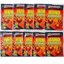 10PK - Grabber Warmers 10 Hours HAND Warmers - 20 Grabber 10 Pairs - Exp 2026