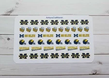 43 College Football Planner Stickers- Perfect For Any Planner- Erin Condren