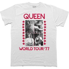 Queen - World Tour '77 - White t-shirt