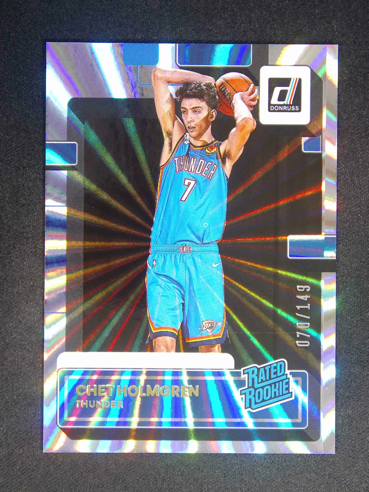 2022-23 Panini Donruss Chet Holmgren #202 RC Rated Rookie Holo Laser /149