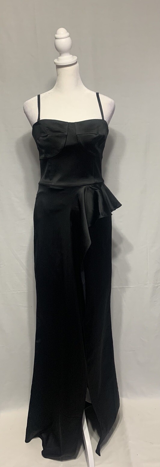 Dress the Population Black Sleeveless Prom Gown Sz Small