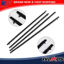 For Honda Civic Sedan 2006-2011 4Pcs Car Window Moulding Trim Weatherstrips Seal