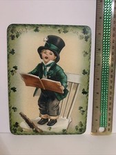 St. Patrick  s Day Decor VINTAGE STYLE Die Cut Cardboard 5 X 7  