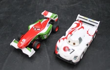 2pc 2011 Micro Scalextric HO Slot CARS Disney SHU TODOROKU Unused WORLD GRAND