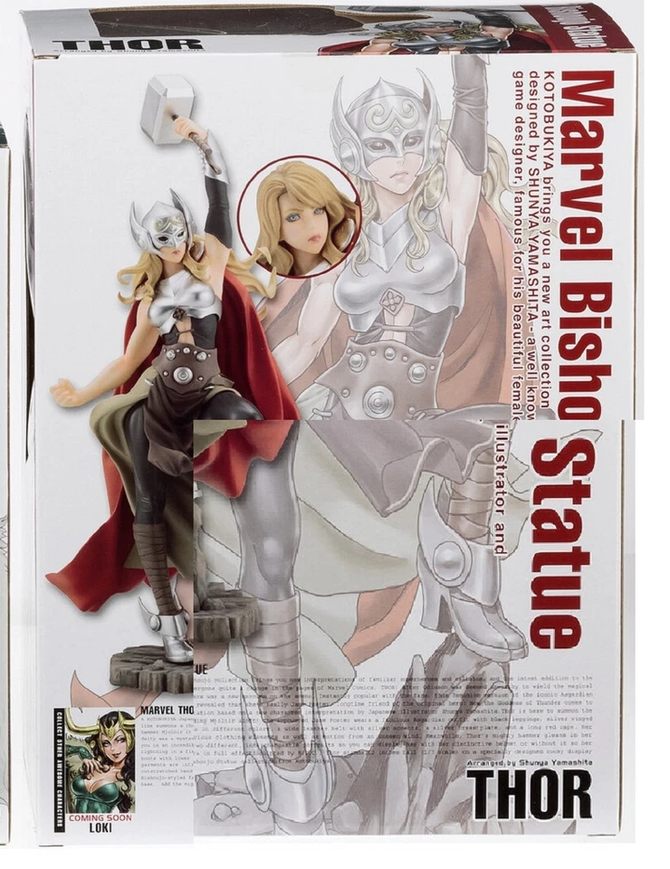 MARVEL: Thor Bishoujo Statue Figure Jane Foster SEALED KOTOBUKIYA Figurine PVC - Image 3 of 4