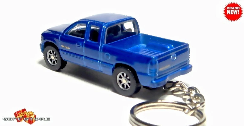 🎁🎁RARE KEYCHAIN BLUE CHEVY SILVERADO 1500 TRUCK CUSTOM Ltd. Ed. GREAT GIFT🎁🎁 - Image 2 of 4