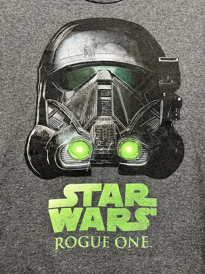 Camiseta gris Star Wars Rogue One Death Squad Storm Trooper niños talla pequeña Foto 2 de 4