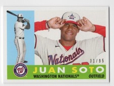 Juan Soto 2021 Topps Transcendent Through The Years VIP Party Card 1960 /95